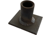 Flat steel anchor (short) form, bright, working load 40 kN bright